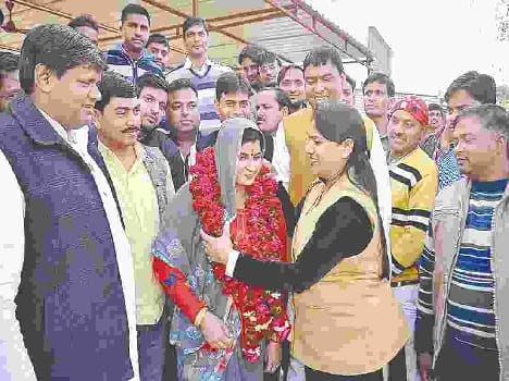 kushal taking political training her husband