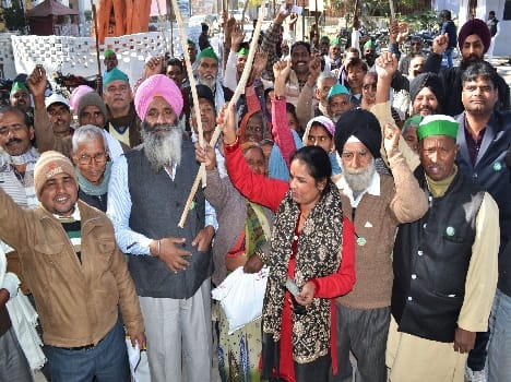 BKU activists performance