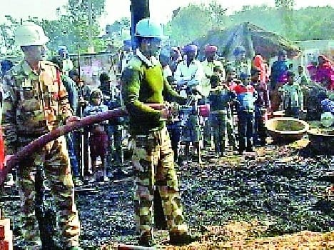 Fire erupted from Cingari , nine home Ashes