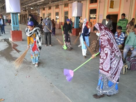 cleanliness campaign in mathura
