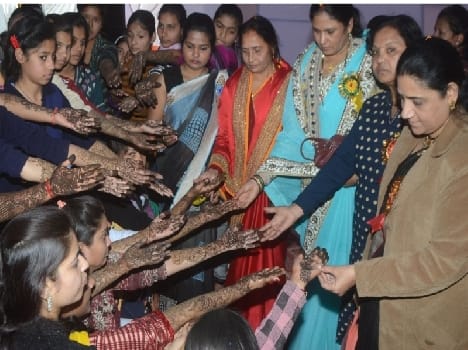 Mehndi Competition Radha First
