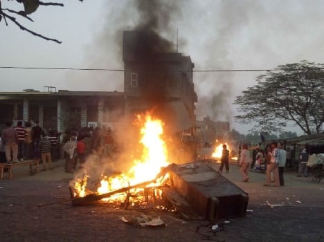 Zilla Panchayat members after killing nuisance, firing