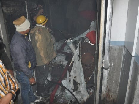 fire at GMC hospital Jammu