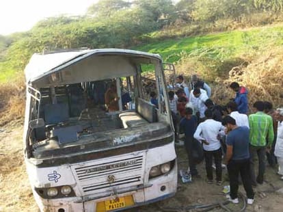 Rajasthan: six killed in bus accident 