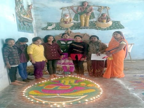  Pagoda Festival held in mehndi, rangoli competition