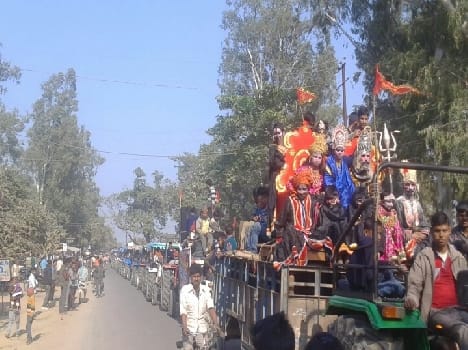 Mituli derived procession of Shiva