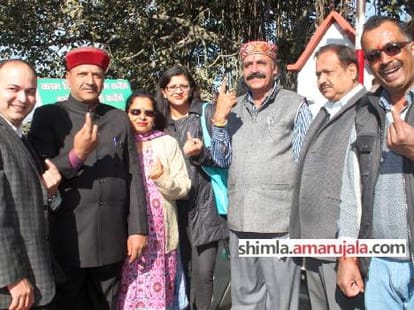 nagar parishad and nagar panahcayat election in himachal, live update.