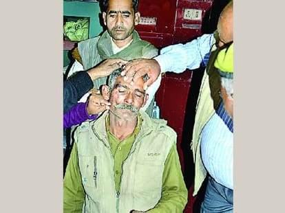 MNREGA labourers attacked at Police in Faizabad.