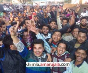 BJP organises victory rally at Nahan, Sirmor