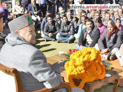 cm virbhadra singh statement on panchayat election result.