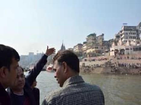 Ganga fell stunned to see the newly constructed building team