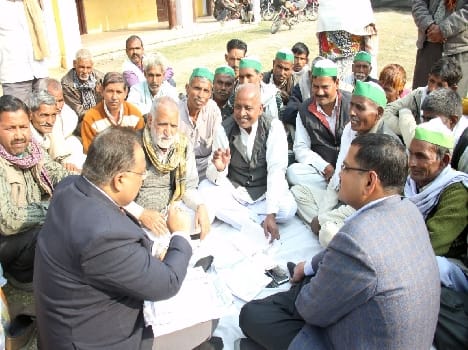 Go dharna site from farmers Receive DC and Eldim