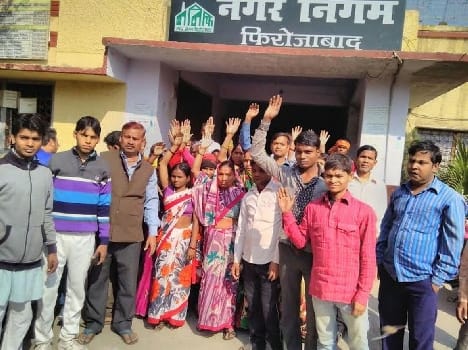 People bothered by waterlogging