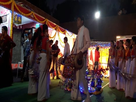 Tharu The Rising campus Tharu culture infuse color