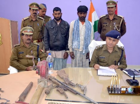 Work was going on ten years of illegal arms and ammunition