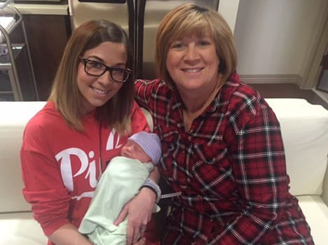 Grandmother gave birth to granddaughter