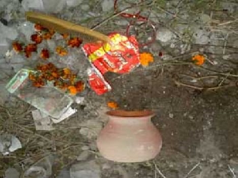The newborn's head was feared slaughtered
