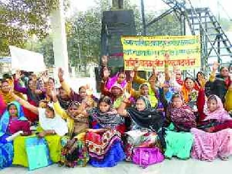 Women protest