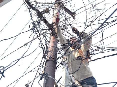 33 kV line fault in the power of the missing hours