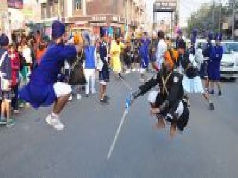 celebration on guru gobind singh prakasotsava in rohtak 