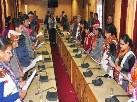 candidate took oath