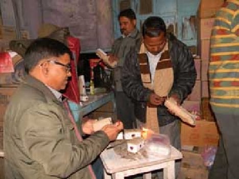 Milk , curd , noodle samples