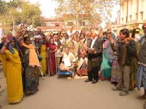 Water reached the leprosy settlement