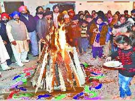 Lohri is celebrated with great pomp