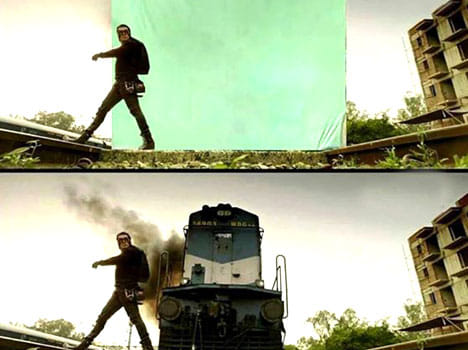 Roll of VFX and croma in cinema
