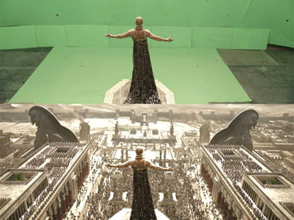 Roll of VFX and croma in cinema