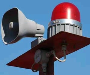 due to security 32 high alert Sirens will be automatic