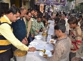 Porridge and day out Puri-vegetable meal
