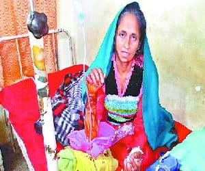 leoperd attack to woman in bhoranj