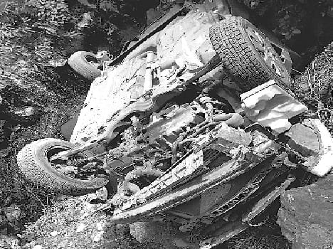 Car falls into ditch, killing one