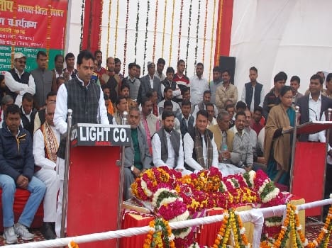 Vijay took over command of the District Panchayat
