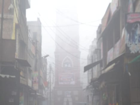 Fog was commanded by the speed of vehicles