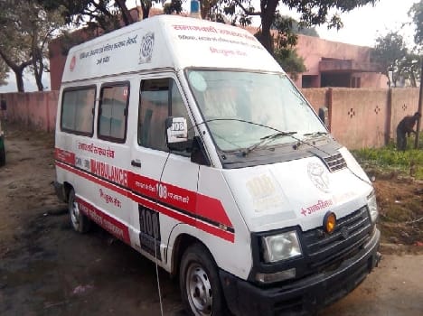 HT line ambulances pouring fire