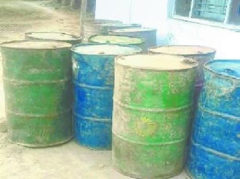 Seven drums of kerosene recovered