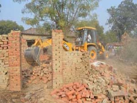 DM removed encroachment  from the ponds