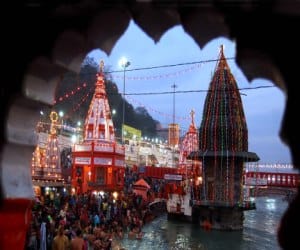 ganga aarti in all haridwar city.