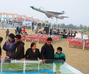 mig 21 located in janeshwar mishra park 