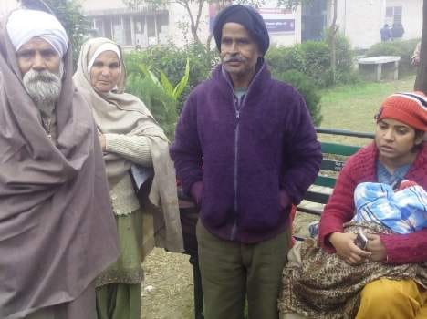 mother son dead in btala road accident