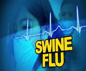 women death due to swine flu.
