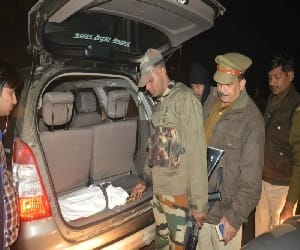 high alert in army area