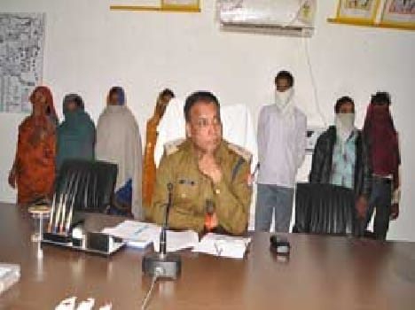 The robbers were arrested gang members