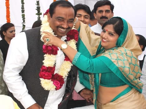 Jila Panchayat president Harendra yadav took oath