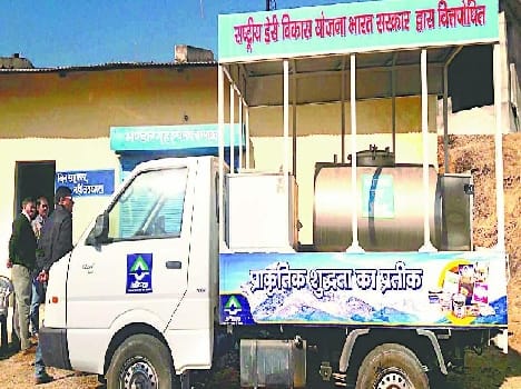 Milk winding machine