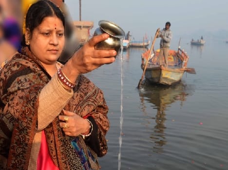makar sankranti celebration in mathura
