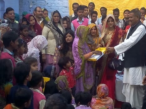 Jila panchayat chairman grand welcome