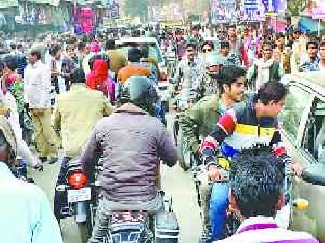 got upset from traffic problem